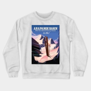 Arapahoe Basin Ski poster Crewneck Sweatshirt